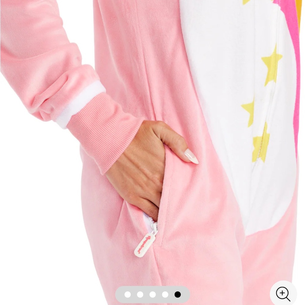 Tipsy Elves Pink Care Bear Jumpsuit - Picture 5 of 8